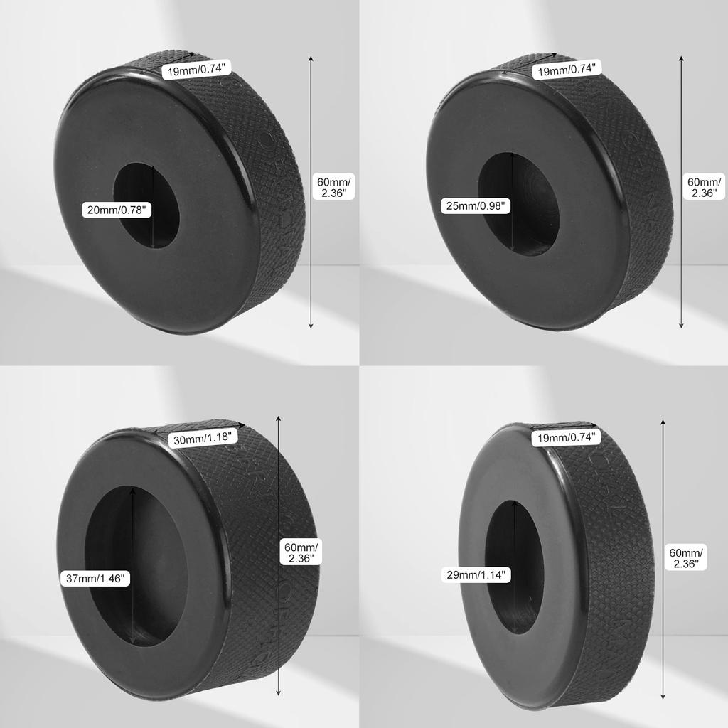 Heavy Duty Rubber Jack Pad Cushion with Enhances Grip Anti Slip Rubber Jack Support Pad for Car Lifting & Maintenance