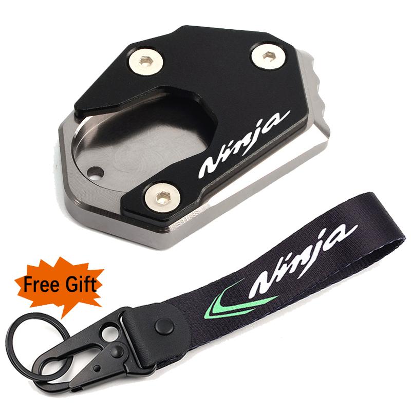 Боковая подставка с ЧПУ для KAWASAKI NINJA 300 650 1000 ER6F Ninja650 ZX6R ZX10R ZX12R, удлинение подставки для мотоцикла