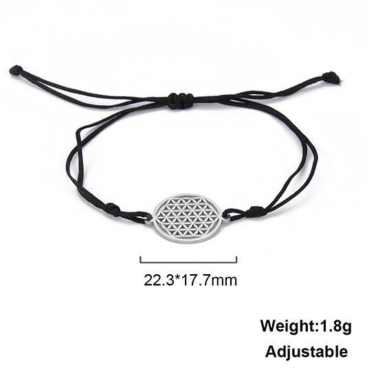 Retro Stainless Steel Personality Witch Knot Dog Paw Bracelet