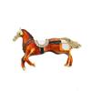 1Pc Vintage Vintage Horse Brooch Gift Cloth Decoration Exquisite Diamond Inlaid Zinc Alloy