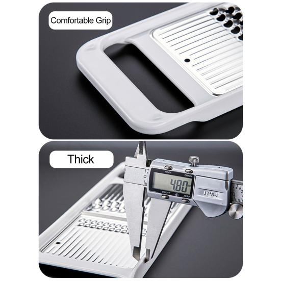 Овощерезка Супер Острая Двусторонняя Многофункциональная Нескользящая Гофрированная Сетка Измельчитель Моркови Огурца Кухонный Инструмент