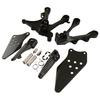 Motorcycle Front Rider Foot Pegs Footrests Bracket Set For KAWASAKI ZX636 2005-2006 ZX6R 2005-2008