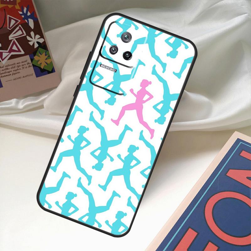 Чехол для тренажерного зала Fitness Girl для Xiaomi 14 13 Ultra 12 Lite 11T 12T 13T Pro POCO M6 X3 X5 X6 Pro F3 F5 M5s