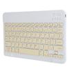 Portable Mini Wireless Bluetooth Keyboard Spanish for IpadSamsungXiaomiHuawei Tablet PCYellow