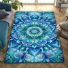 Color Four Seasons Home Non-Slip Carpet Mandala Flower Rug for Living Room Bedroom Sofa Office Large Area Decorative Mat Gift