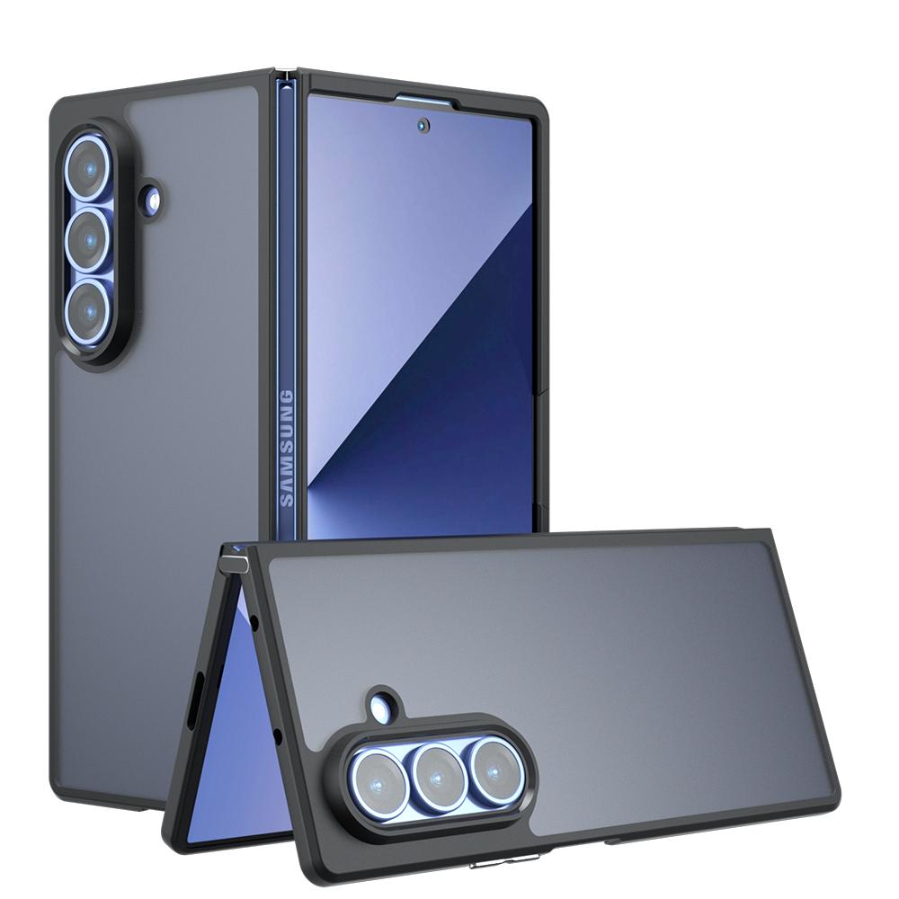 For Samsung Galaxy Z Fold 8 Ultra / Z Fold 7 6 5 4 Case Ultra Thin Soft TPU Frame Clear Matte PC Back Shockproof Full Body Cover