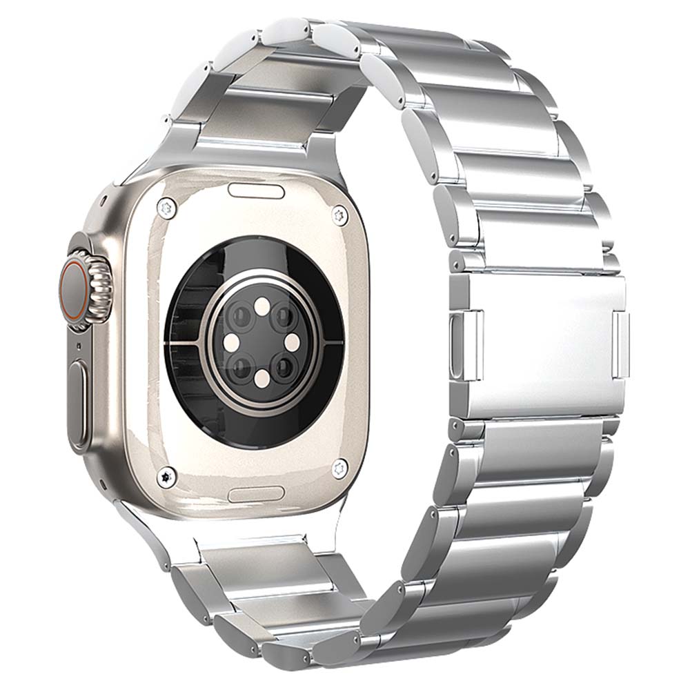 Для Apple Watch Series 10 42 мм / 9 8 7 41 мм / SE (2023) SE (2022) SE 6 5 4 40 мм / 3 2 1 38 мм магнитный ремешок из титановой стали