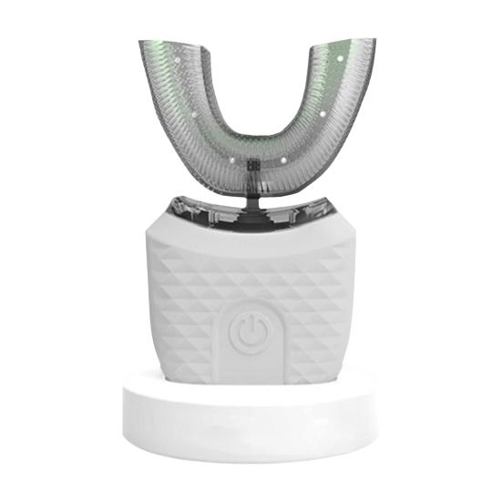 Adults U-Shaped Electric Toothbrush 3 Modes Adjustable Full Coverage Silicone Brush Heads IPX7 Waterproof Automatic Men Women Rechargeable Toothbrush