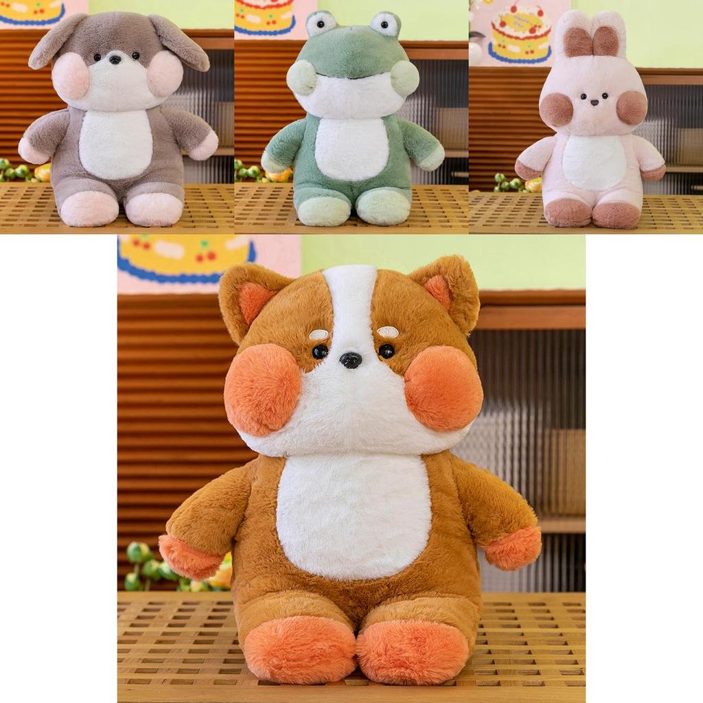 Adorable Plush Rabbit Bear Cartoon Animal Toy For Kids Cuddly Sleep Companion