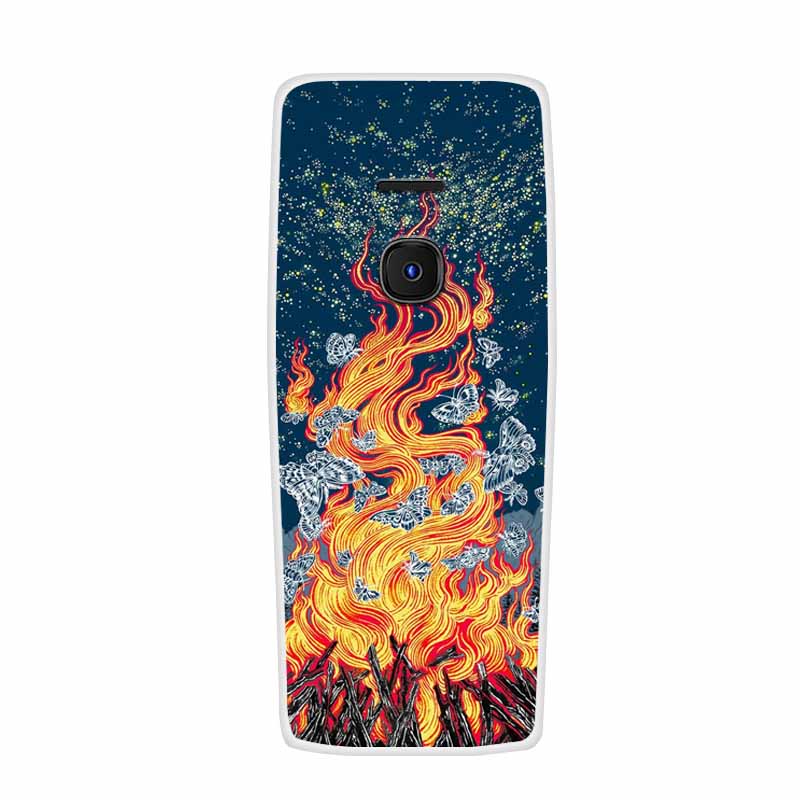 For Nokia 8210 4G Case Clear Painted Silicone Phone Cases for Nokia 8210 Cover Protective Coque for Nokia8210 Capas Bumper Coque
