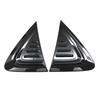 For TOYOTA C-HR CHR 2016- Car Carbon Fiber Style Side Front Air Vent Fender Trim Decorative Cover Fit Accessories