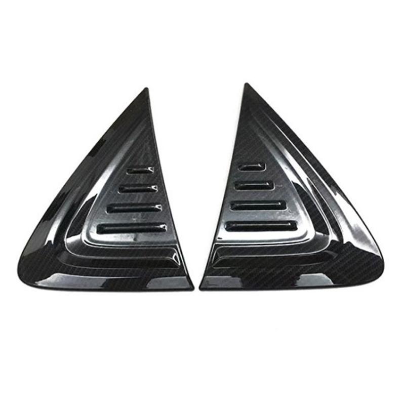 For TOYOTA C-HR CHR 2016- Car Carbon Fiber Style Side Front Air Vent Fender Trim Decorative Cover Fit Accessories