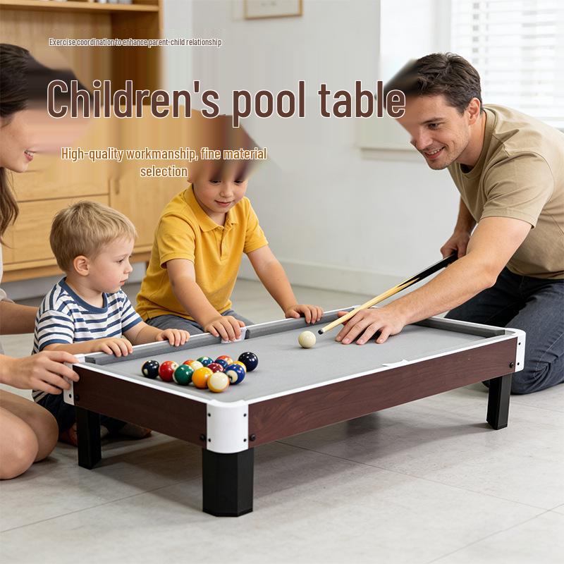 Mini Children's Pool Table for Family Indoor Games - Large Size for Parent-Child Fun and Two-Player Competition
