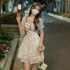 Милое платье-сарафан на тонких бретелях для женщин, стройнящее, маленького размера - Высококлассный французский стиль