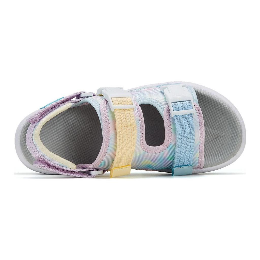 Li Ning Comfortable Non-Slip Durable Childrens Sandals Kids Footwear Blue Yellow Purple YKUT020-2