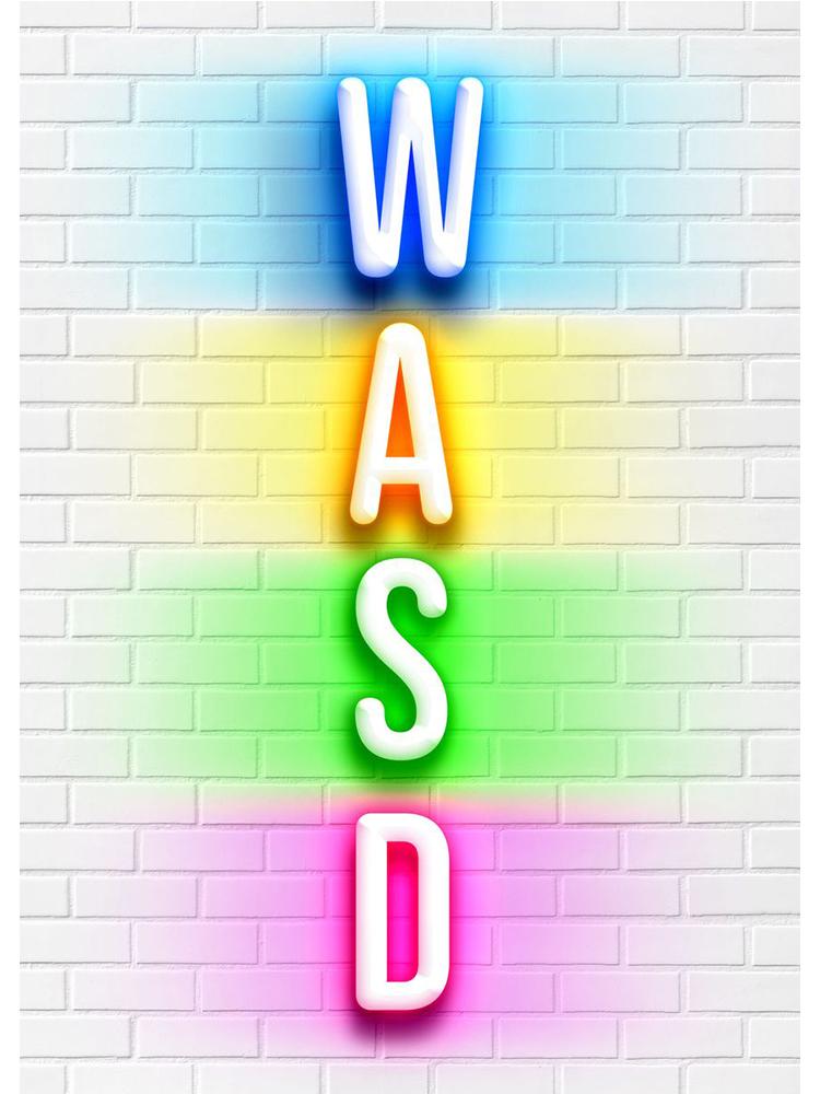 Игровые неоновые белые постеры, холст, картина, видеоигра, настенная художественная картина для игровой комнаты, геймера, мальчика, спальни, домашний декор, без светодиода