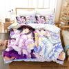 Каваий комплект постельного белья Nekopara Односпальный Полуторный Двуспальный Кинг-сайз Комплект для кровати Взрослый Детский Спальня Комплекты пододеяльников Аниме постельное белье Кровать