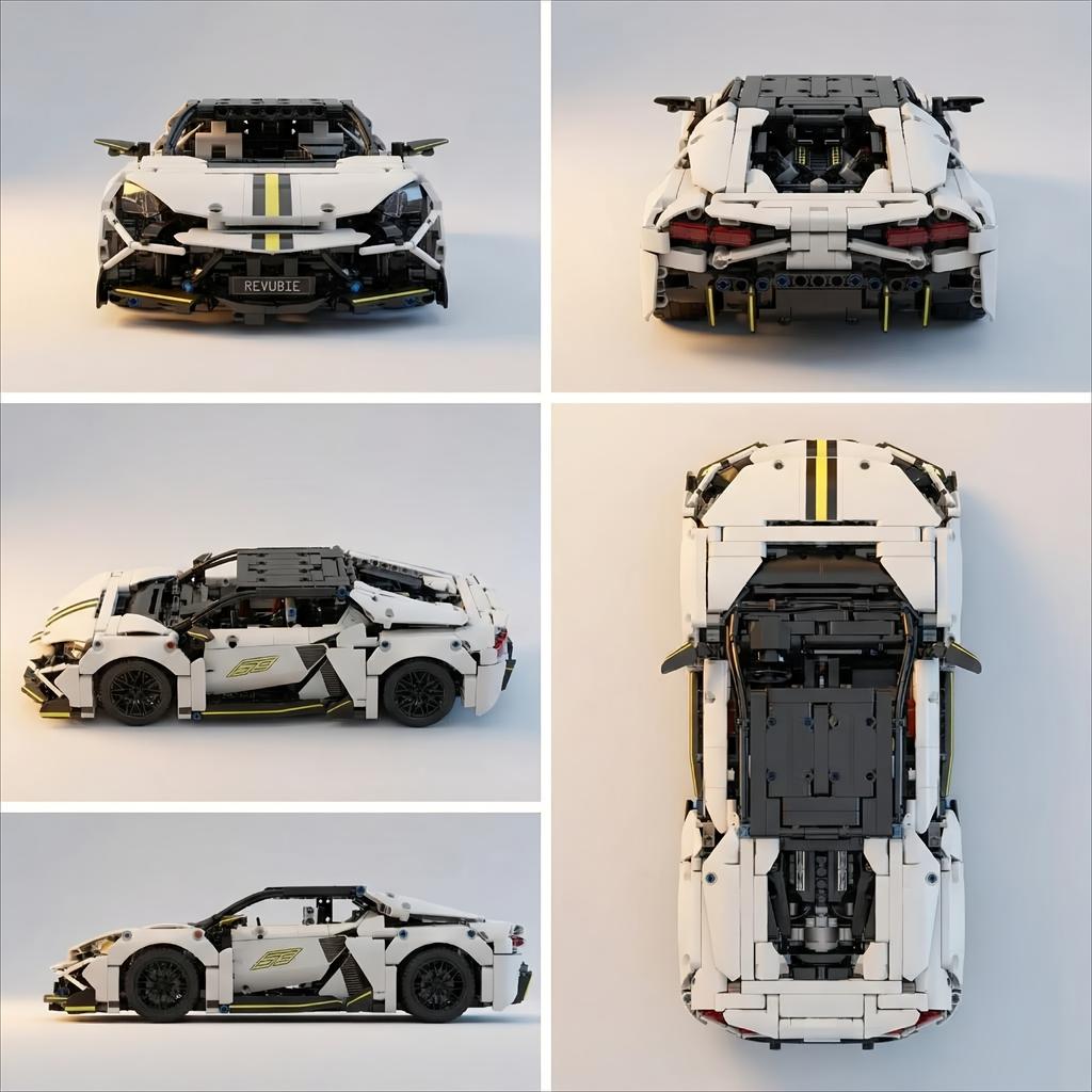 Technical 1:14 Building Blocks Car City Speed Car Luxury Auto Motor Racing Vehicle Toys Birthday Halloween Christmas gifts