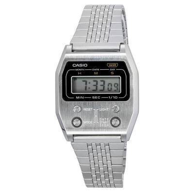 Винтажные цифровые кварцевые часы унисекс из нержавеющей стали A1100D-1