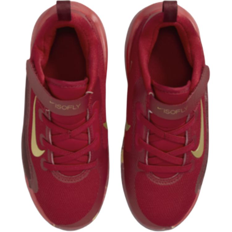 Nike Детские кроссовки IsoFly PS Gym Red Metallic Gold Team-Red Dark-Team-Red FZ7297-600