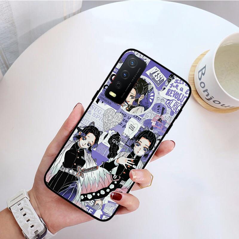 Чехол для телефона Kimetsu No Yaiba Demon Slayer аниме для VIVO Y31 Y21 Y70 Y21S Y20 Y72 1907 Y12 Y11S Y53S Y33S Y55 Y76 Y51 Y15S Y01