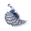 Peacock Brooches Pins Jewelry Banquet Christmas Gifts Accessories