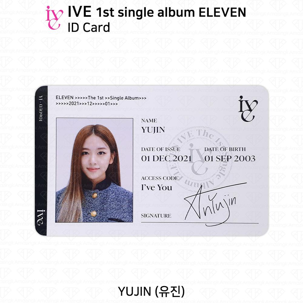 IVE 1st Single Album Eleven Official Photocard Wonyoung Yujin Gaeul KPOP K-POP