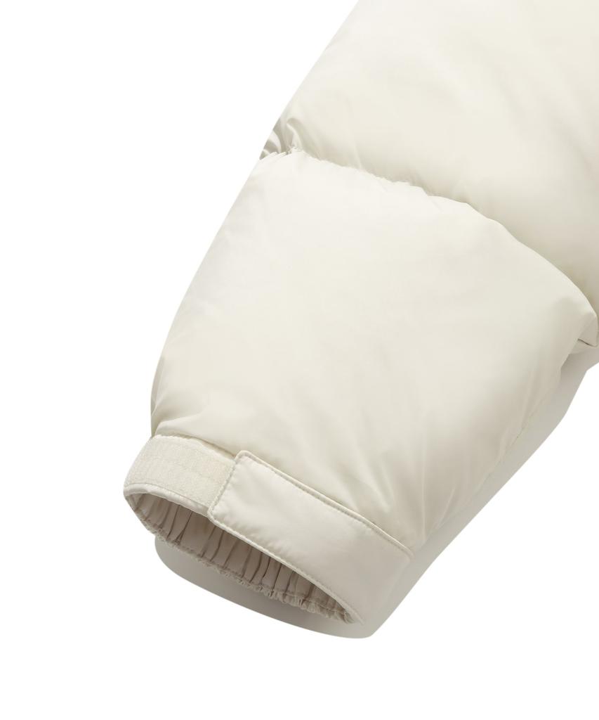 Covernat 24Fw Rds Civic Origin Hooded Short Puffer Ivory