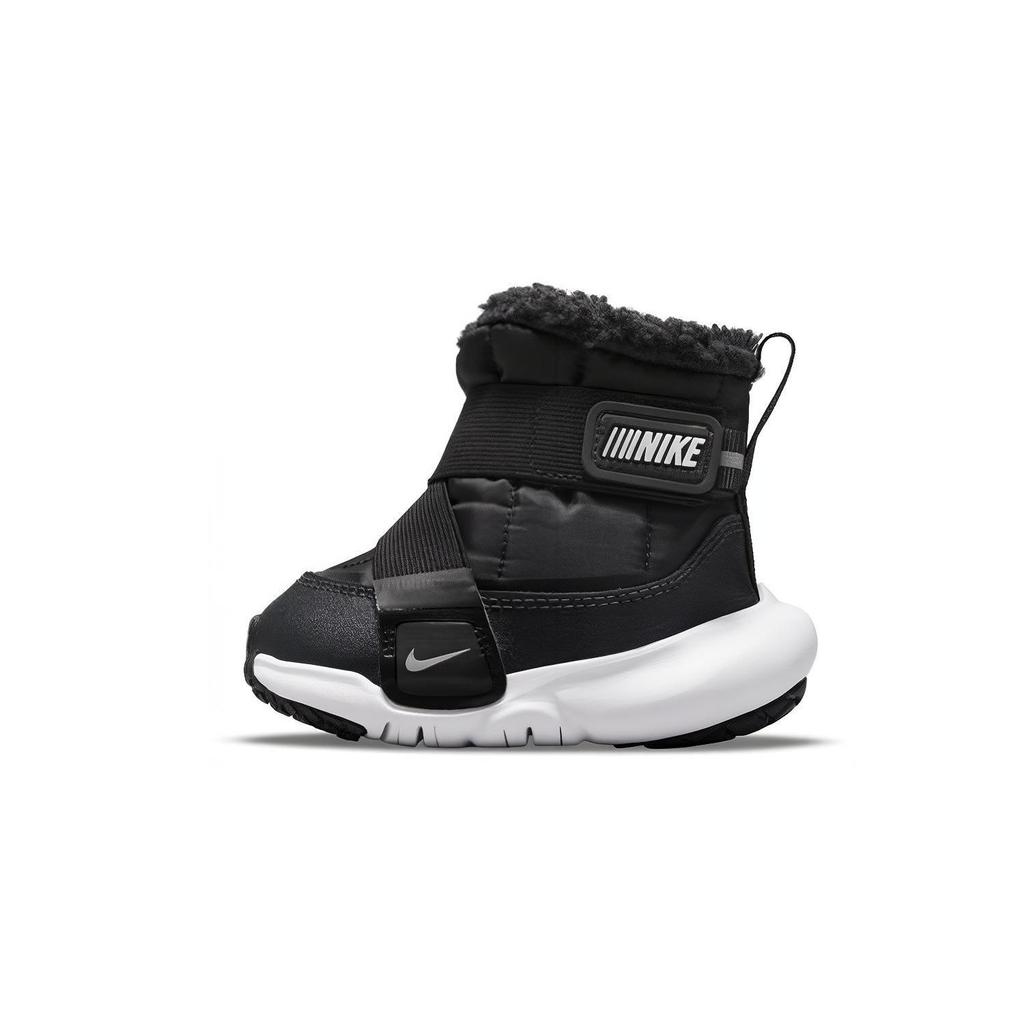 Nike Flex Advance Boot Comfortable Versatile Durable Warm High-Top Walking Shoes Baby Shoes Black DD0303-005