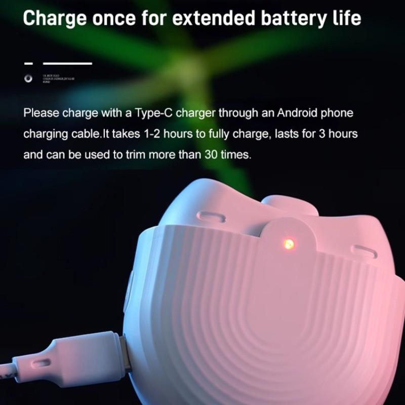 Automatic Nail Trimmer Intelligent Electric Nail Clipper Rechargeable Safety Fingernail Trimming Tool