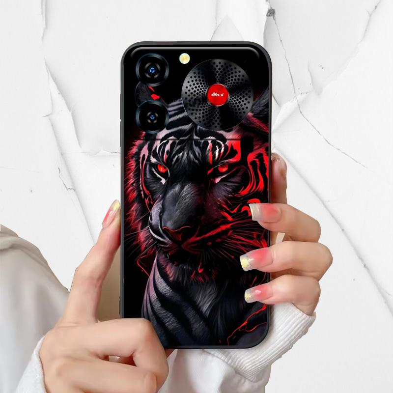 Cartoon Astronaut Phone Case For ZTE Nubia Music Cover Soft TPU Protective Shell For Nubia Music Cases Z2353 Black Silicone Capa