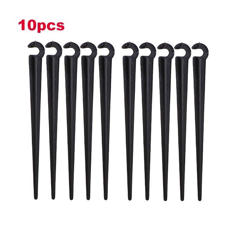 C Shape 4/7mm Tube Pipe Fixed Holder 1/4" Garden Hose Drip Irrigation Support Stakes Watering Dripper Sprinkler Bracket