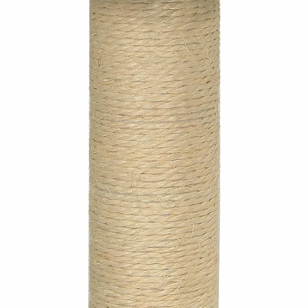 Scratching Post with Sisal Scratching Column Light Grey 74 cm