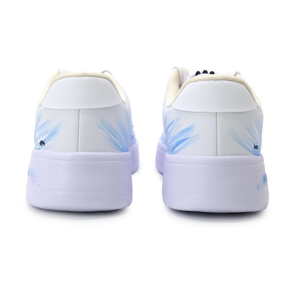 Li Ning Плавающая лодка Океанариум ПУ Низкие кеды для скейтборда Унисекс Морской синий AGCS420-6(Team1741-)