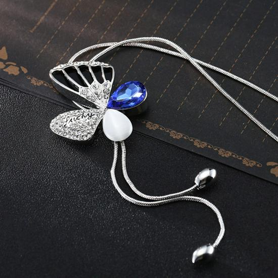 Элегантное ожерелье-цепочка с кисточкой для женщин - Универсальный, высококлассный европейский и американский дизайн для осенне-зимней моды