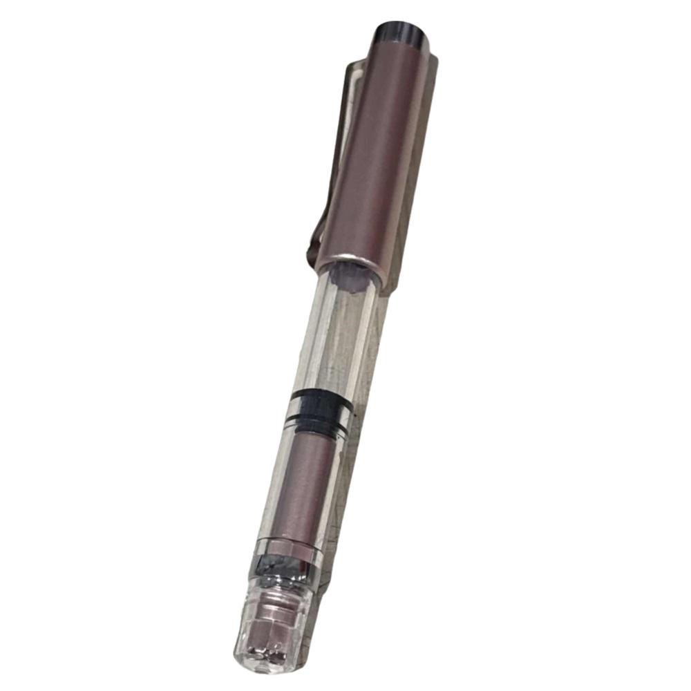 EF Nib Large Capacity Transparent Business Ink Pens Piston Fountain Pen Writing Pen Fountain Pen