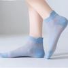 Женские короткие хлопковые носки весна/лето — дышащие, дезодорирующие, впитывающие пот, сетчатый дизайн, белые и черные носки-лодочки