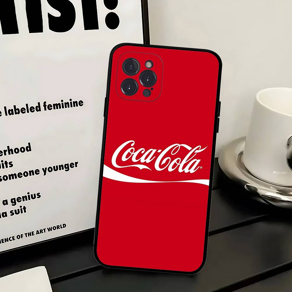 Горячий C-Coca Напитки C-Cola Чехол для телефона Для IPhone 17 16 14 15 13 12 11 Pro Max Plus Силиконовый Мягкий Чехол