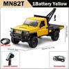 RC Rock Crawler 4x4 MN82T RC Off-Road Truck with Crane Hook 1/12 Scale Remote Control Tow Truck Toy Hobby Gifts for Kids Adults