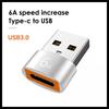 6A USB-C to USB OTG Adapter Type-C to USB-A Converter Fast Charging Data Transfer Connector For Samsung Huawei Xiaomi OnePlus 3
