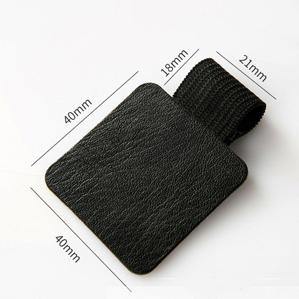 Desk PU Leather Notebooks Clipboards Office Accessories Clip Pencil Holder Pen Organizer Pen Clips