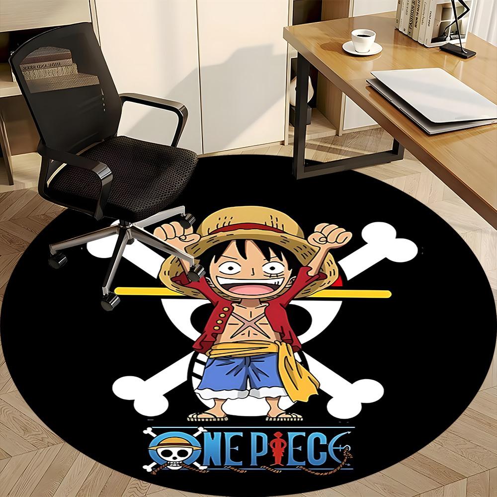 1 шт. Круглый ковер для офиса One Piece, под офисные стулья, спальню, гостиную, домашний декор a1022201