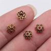 50pcs Zinc Alloy Bead Caps Jewelry Components Accessories Accessori Jewelry Trendy 5x5mm D10428