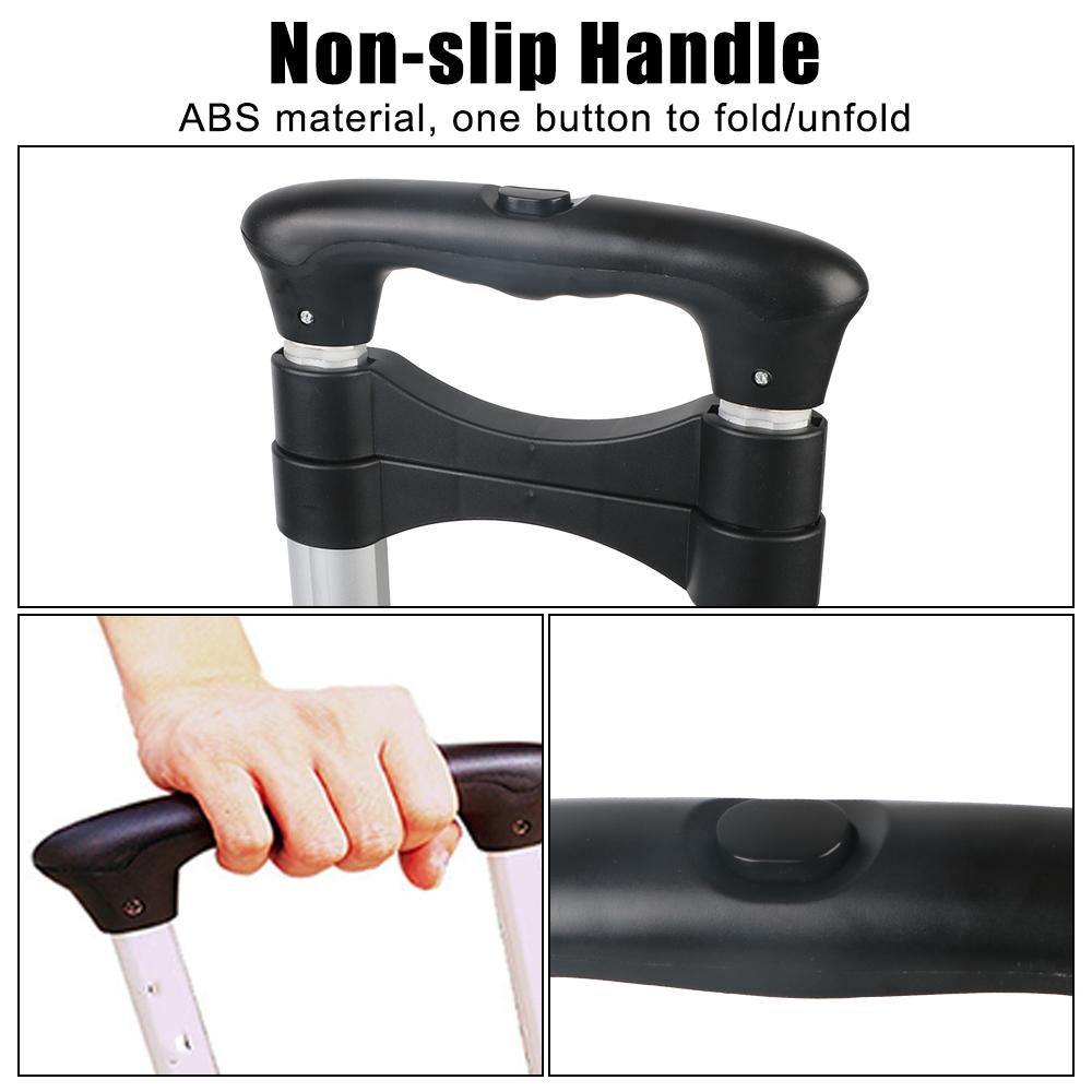 Складная тележка для багажа, портативная, прочная, складная, двухколесная тележка для дома, путешествий, покупок, ручная сумка