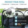 Складной манеж для питомцев, портативный вольер для питомцев, домик для питомцев, для использования в помещении и на улице, для путешествий, кемпинга