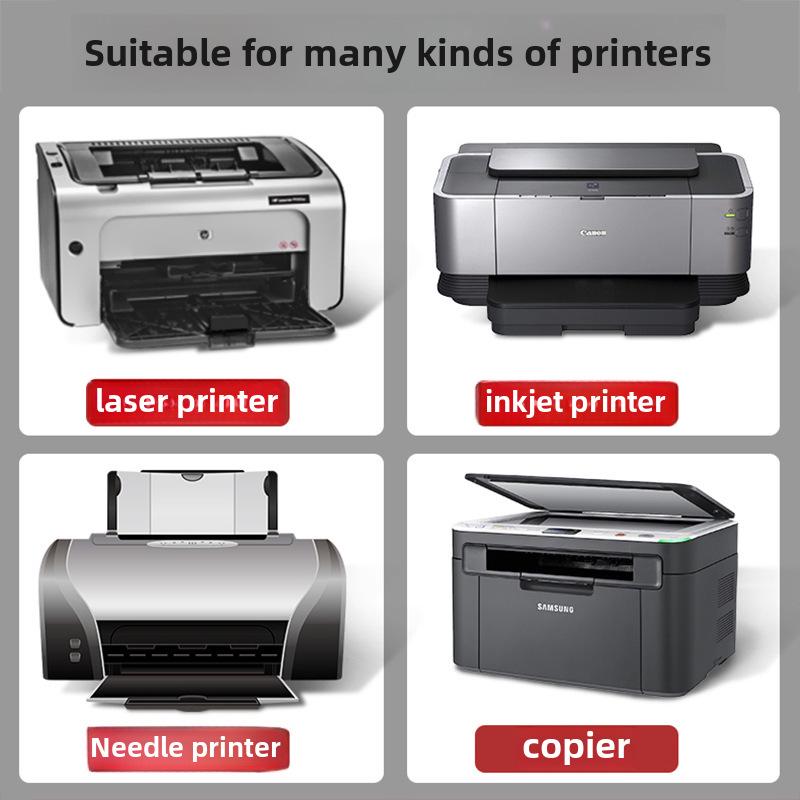 Листы самоклеящихся этикеток формата А4 глянцевые (Упаковка 100 шт.) для лазерных принтеров, нелипкие подповерхностные, пустые наклейки