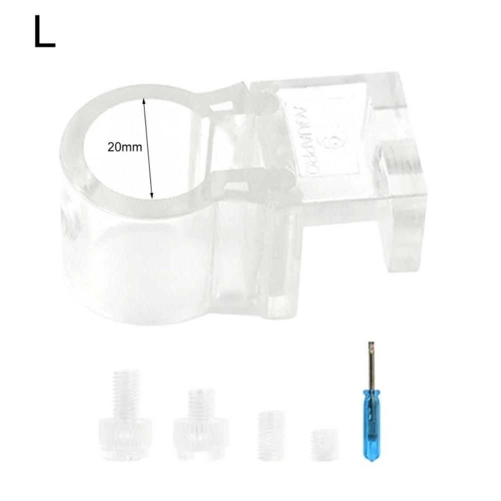 High-end Water Inlet Outlet Pipe Fixing Clip Hard PC Material Aquarium Hose Holder Aquarium