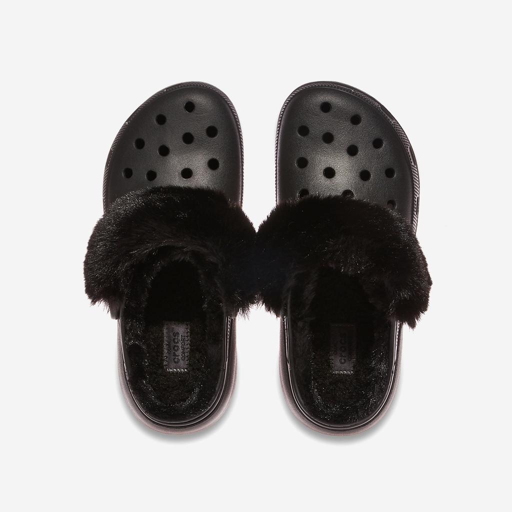 Crocs Классические клоги на платформе с меховой подкладкой [CRS212854] [Отправка из Кореи] 100% Оригинал