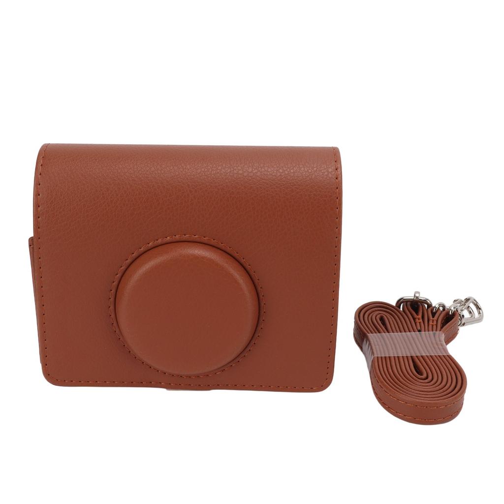 Camera Case Fashion PU Leather Protection Bag with Shoulder Strap for Fuji Instax Mini Evo Camera