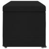Black Stool 101 x 41 x 40 cm Fabric and Particleboard